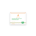 LAJU LOVE TEA TREE GOLD LEAF HANDMADE SOAP - Image 4