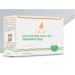 LAJU LOVE TEA TREE GOLD LEAF HANDMADE SOAP - Image 5